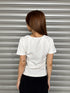 ラインストーンロゴTシャツ